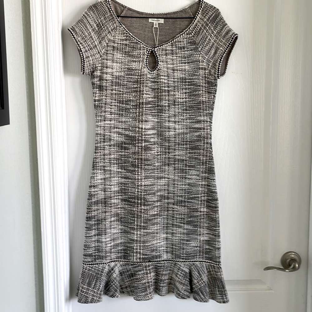 Max Studio black tweed dress